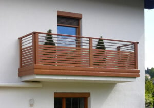 Pflanzen Dekoration auf Alu Design Cordoba Balkon