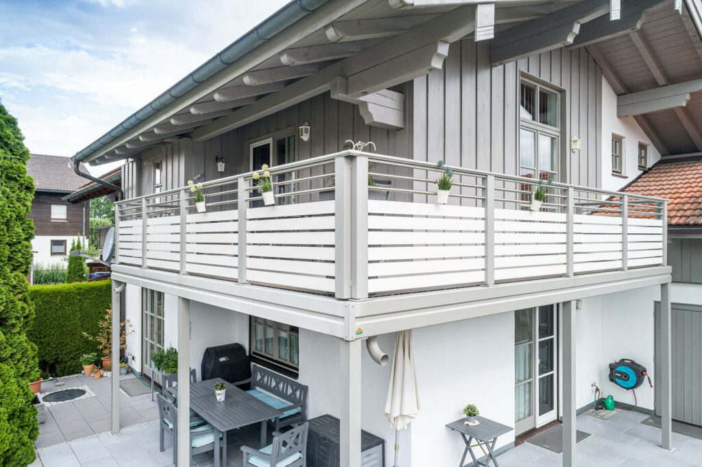 Anbaubalkon mit Stützen Leeb Balkone