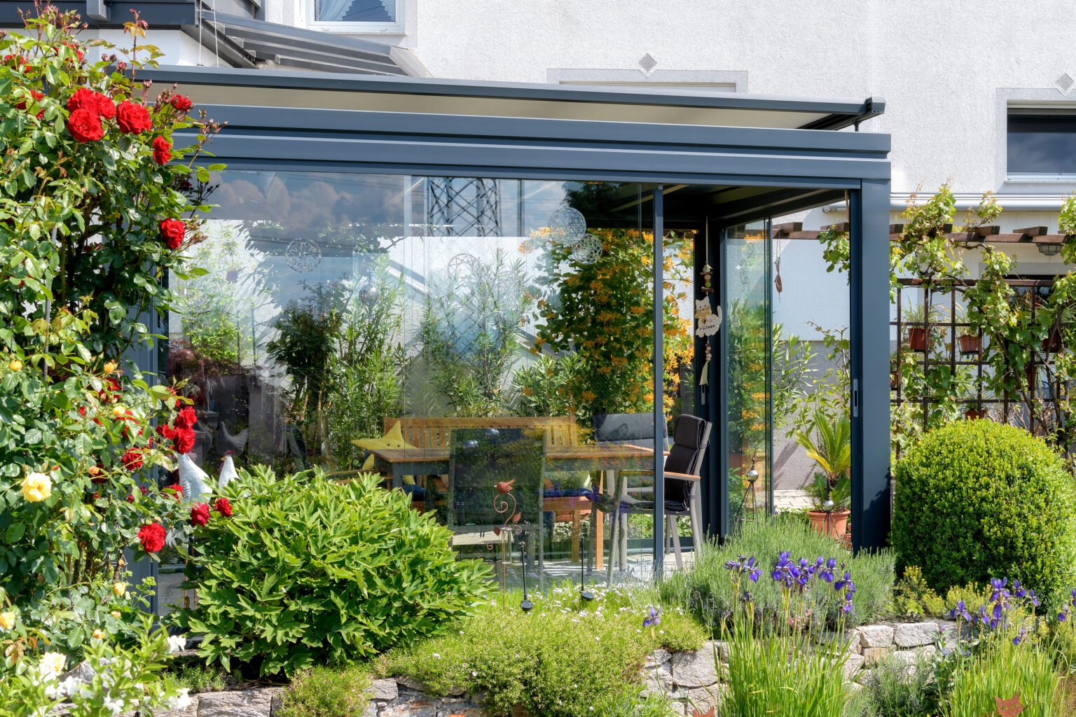 glas alu atrium ueberdachung 6