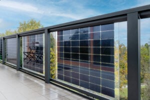 solarbalkon optimus innenansicht der pv paneele