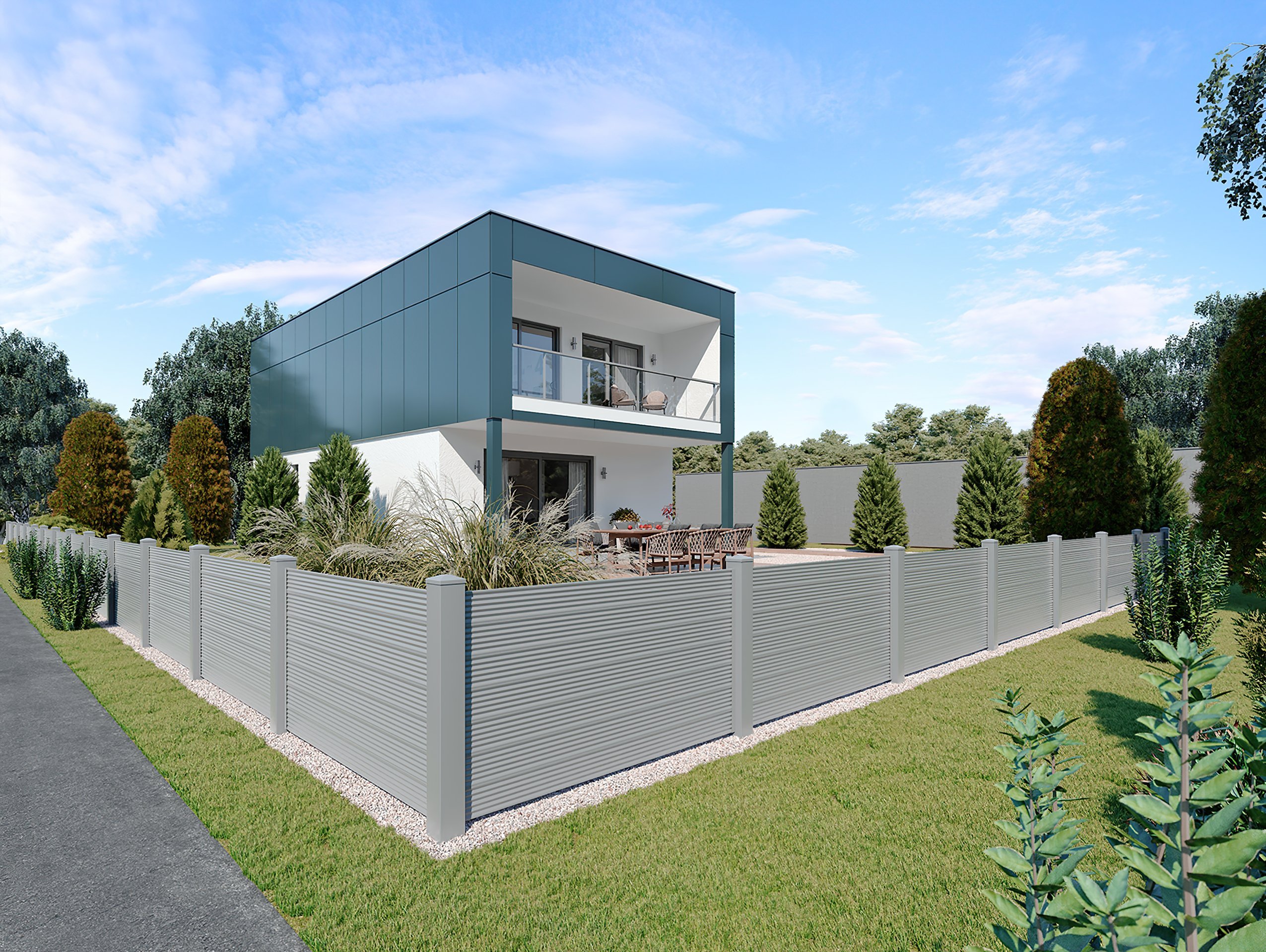 ALU Zaun | Mira - Leeb Balkone