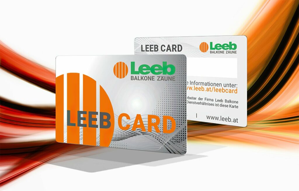 Leeb Card für alle Leeb Mitarbeiter