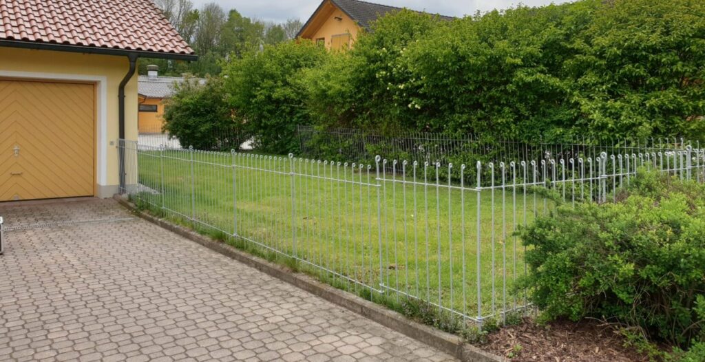 alu zaun nizza braun nachher