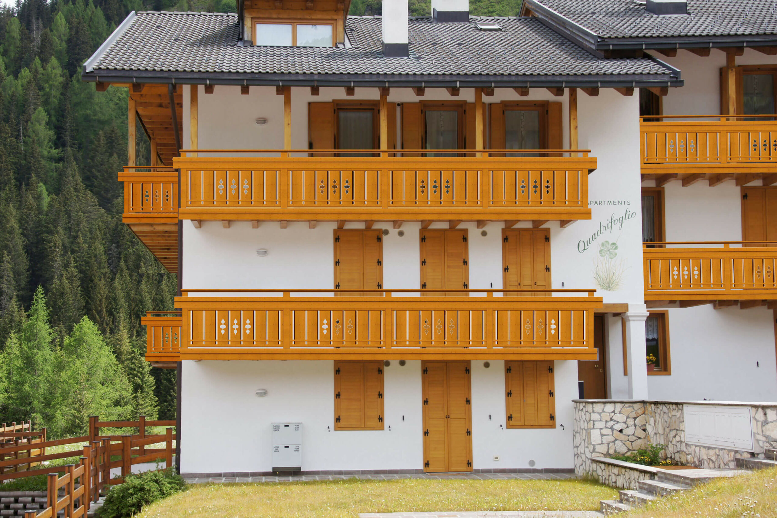 alu balkongelaender holzoptik finkenberg