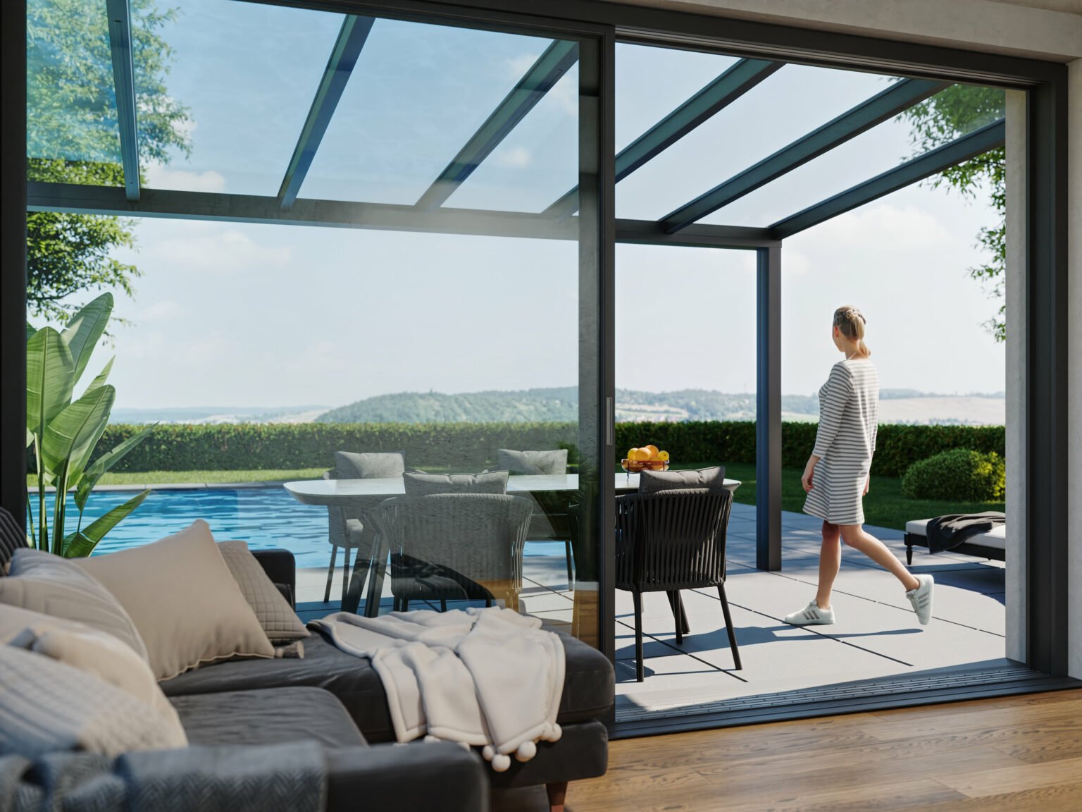 alu terrassenueberdachung elegant highend 01