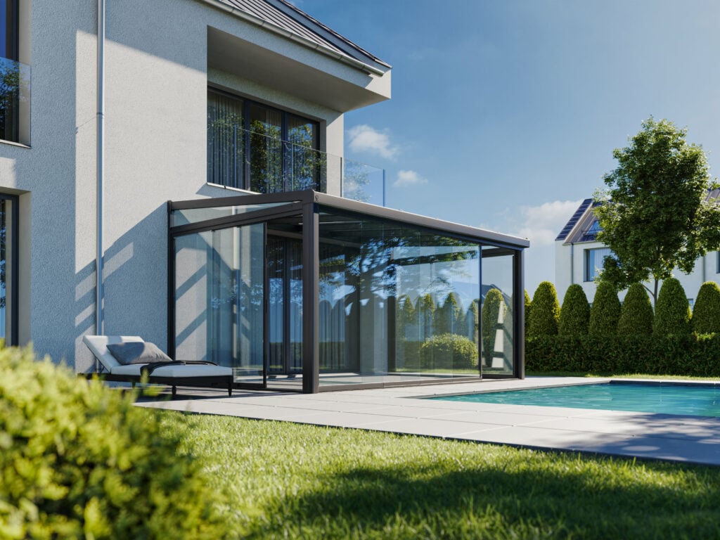 alu terrassenueberdachung innovation mit glas schiebelemente 04