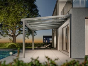 alu terrassenueberdachung nachtansicht led beleuchtung 03