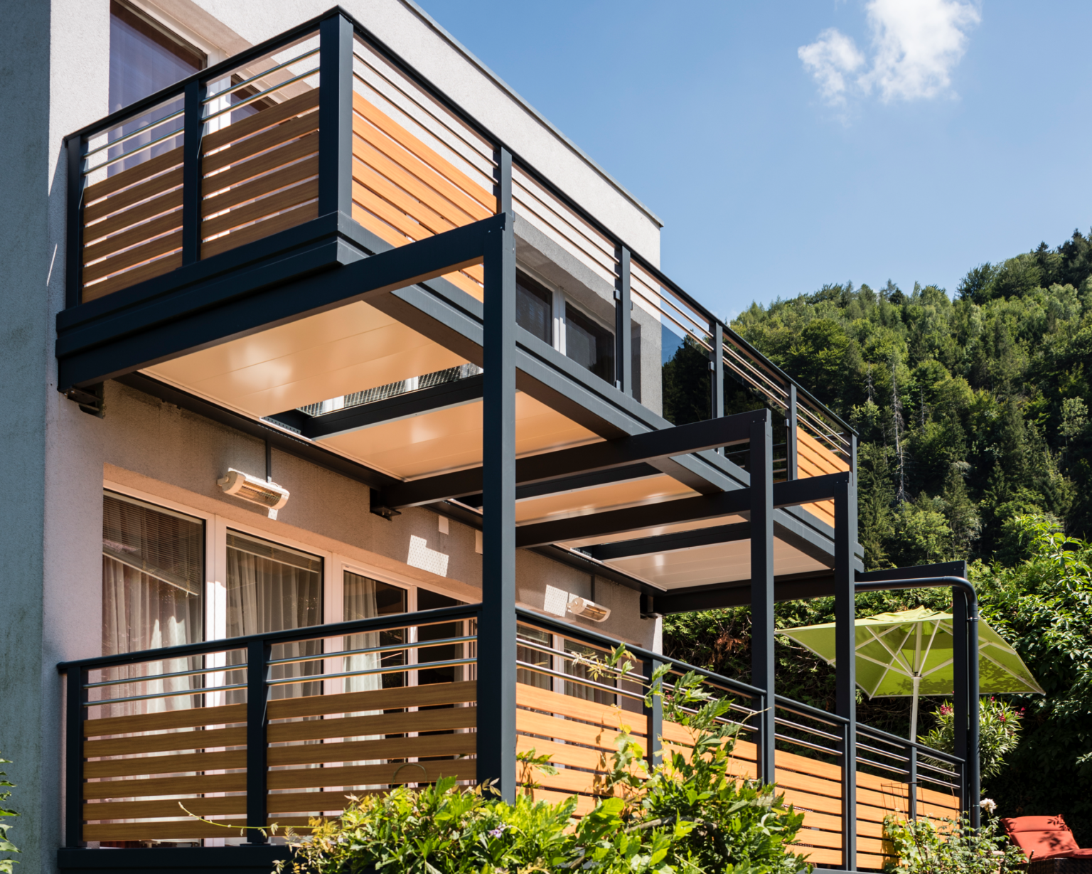 anbaubalkon terrassenboden glas casalinea 1