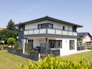 Balkongeländer aus Aluminium und Glas Modell Vitro